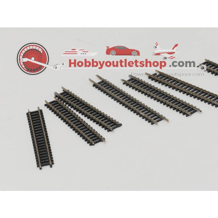 Schaal N-spoor 1:160 Atlas Flexibele rechte rail +/- 2.70 meter #3301