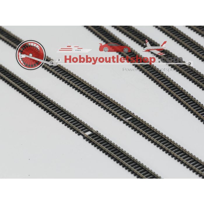 Schaal N-spoor 1:160 Atlas Rechte rails +/- 7.5 meter #3303