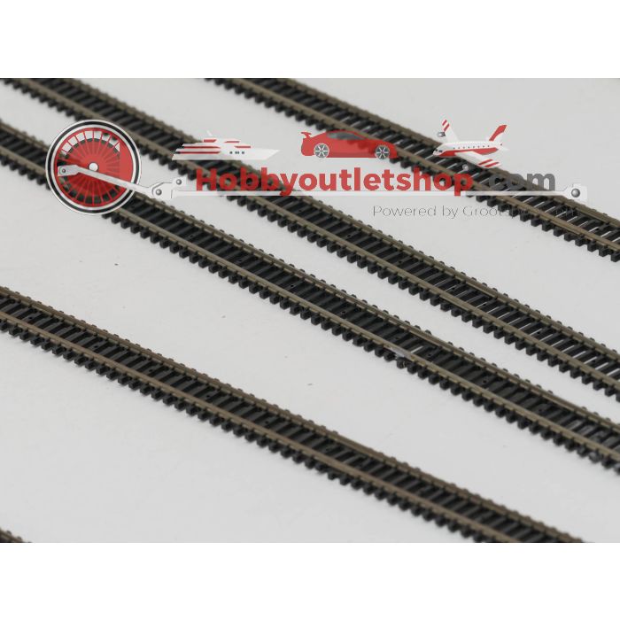 Schaal N-spoor 1:160 Atlas rechte rail +/- 6.7 meter #3304