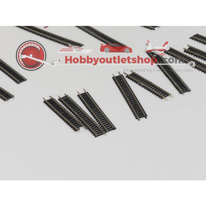Schaal N-spoor 1:160 Atlas Rechte rails +/-4.5 meter #3305 