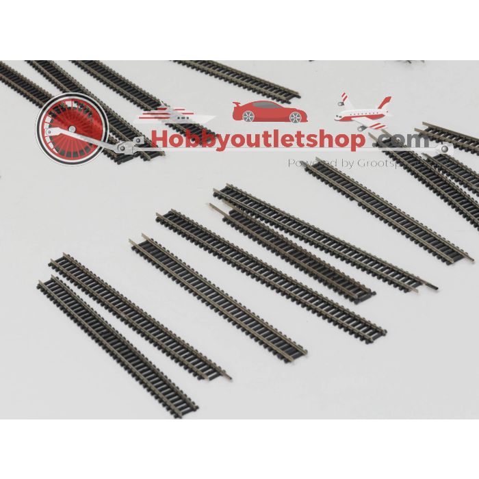 Schaal N-Spoor 1:160 Atlas Rechte rail +/- 5.5 meter #3306