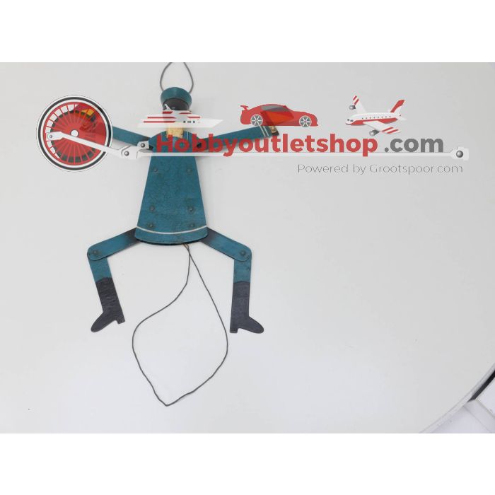 Metalen matroos trekpop #4667