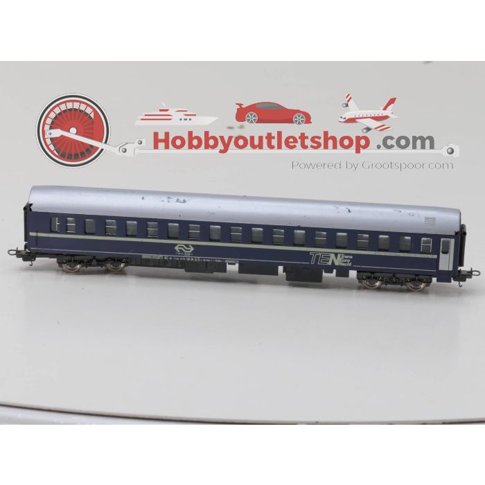 Schaal H0 Lima L30235 ''TEN'' Slaaprijtuig  DB - Fleischmann 5108 ''TEN'' Slaaprijtuig NS #3317