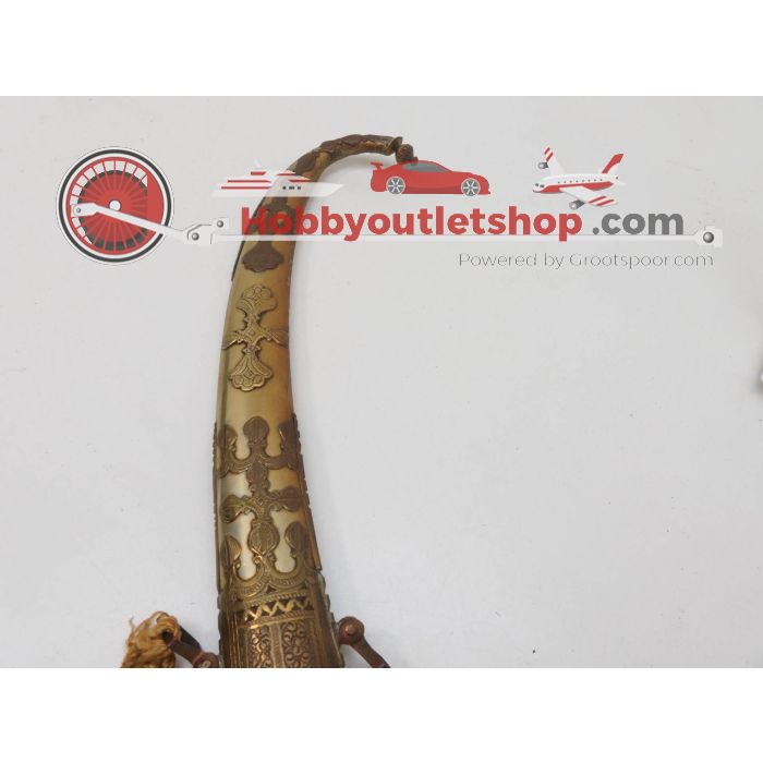 Vintage Marokkaanse Berber Dolk en Schede. Totaal 45 cm. #4743 - sku: 20230804034757 - Used - Good condition - Photo 5