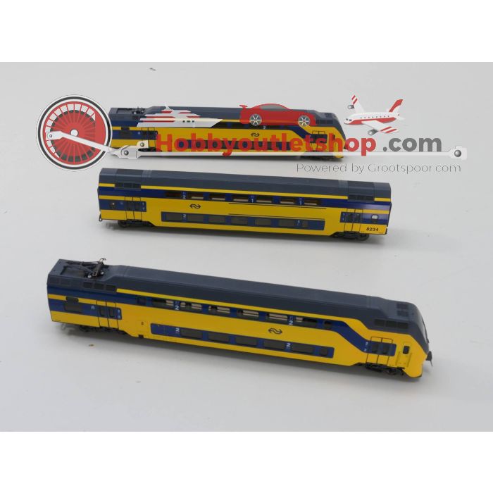 Schaal H0 Lima 149857 Driedelige dubbeldekker IRM ''NS'' #3323 - sku: 20230808093832 - Gebruikt - Zeer goede staat - Afbeelding 6