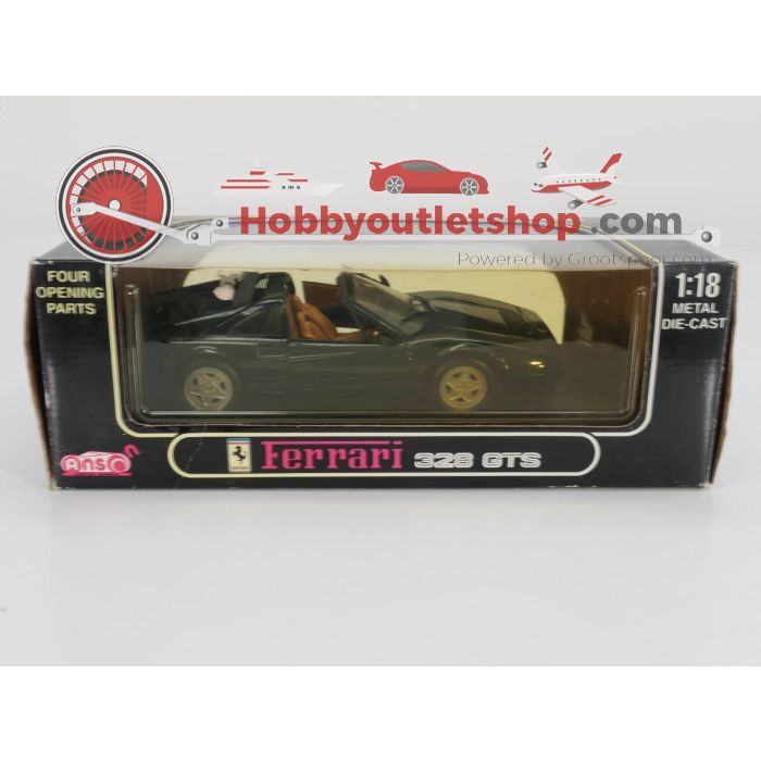 Schaal 1:18 Anson 30308-W Ferrari 328 GTS #3343