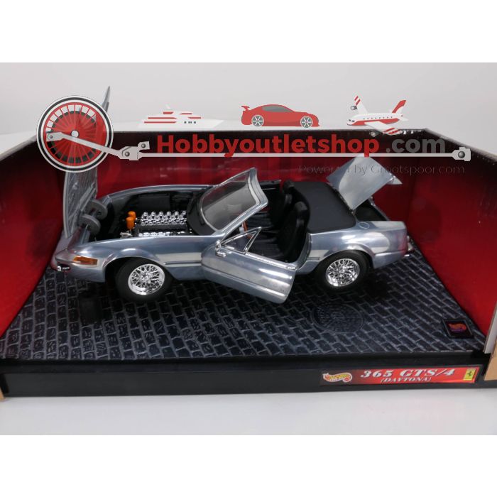 Schaal 1:18 Hotweels Ferrari 365 GTS/4 Convertible millenium Limited series #3345