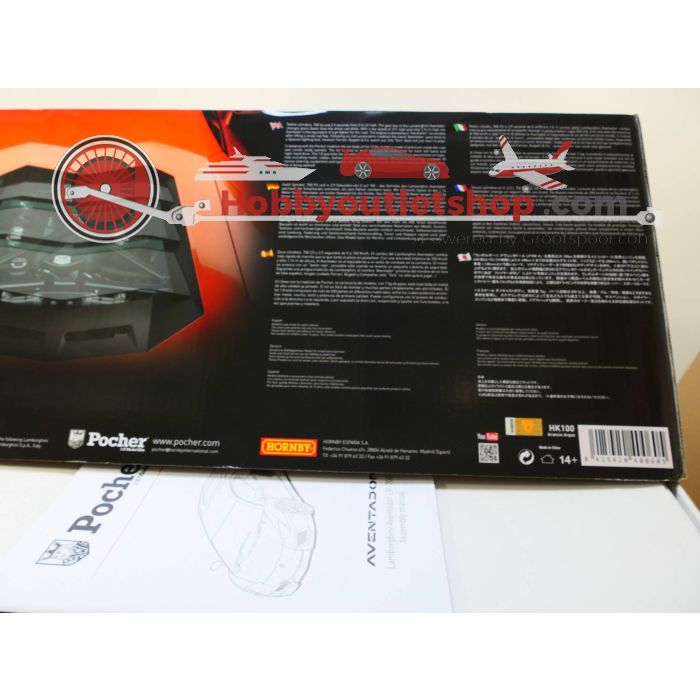 Schaal 1:8 Pocher Lamborghini Aventador LP-700-4 HK100 #P5