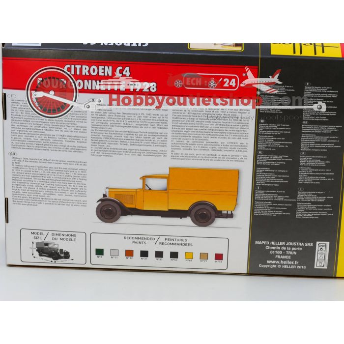 Heller 80703 Citroën C4 Fourgonnette 1928 1:24