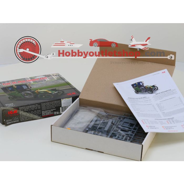 LCM 24031 Renault Type AG 1910 London Taxi 1:24 - sku: 20221215052449 - Nieuw - Afbeelding 2