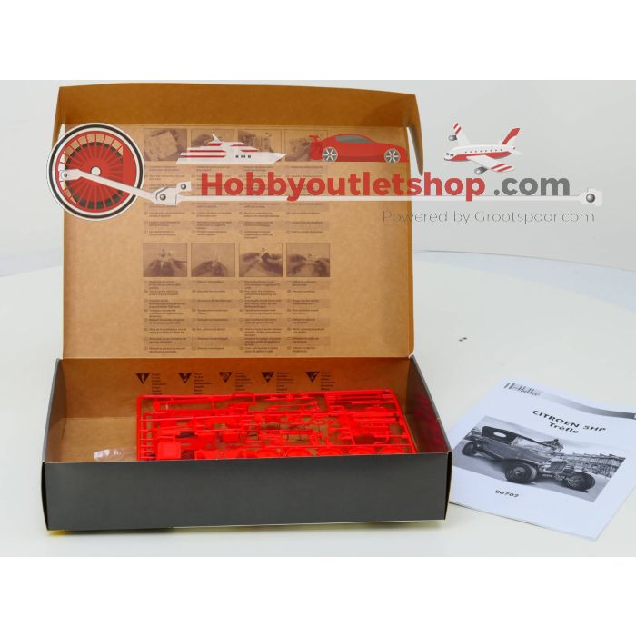 Heller 80702 Citroën 5CV Trefle 1:24 - sku: 20221216015921 - Nieuw - Afbeelding 2