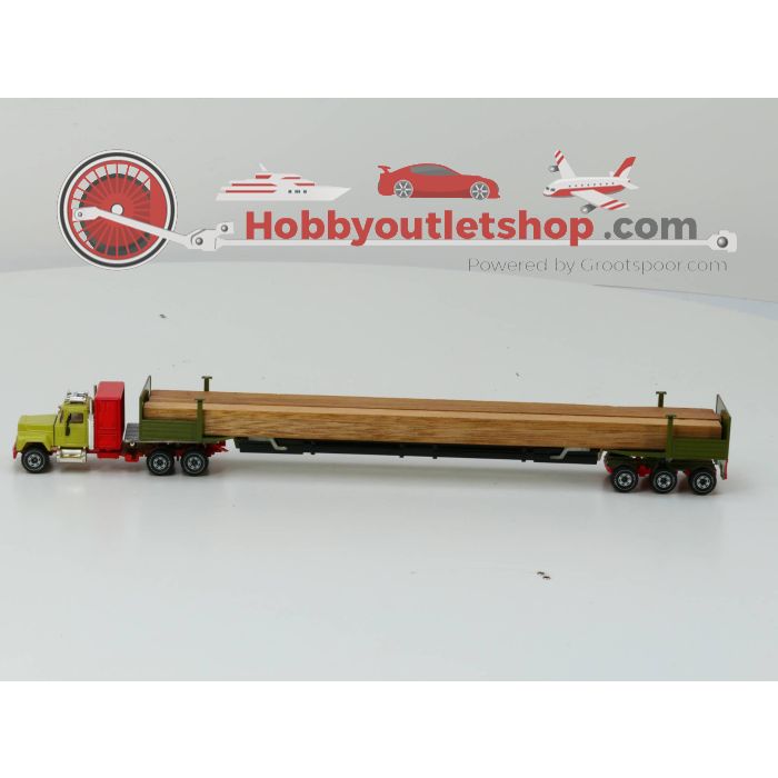 Schaal 1:55 SIKU 4013 Mack Zwaartransport Brug Transporter #2496