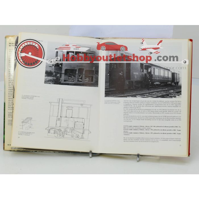 Set 2 boeken: De stoomlocomotieven der Nederlandse tramwegen / Onze nederlandse stoomlocomotieven in woord en beeld - sku: 20221230112517 - Gebruikt - Goede staat - Afbeelding 2