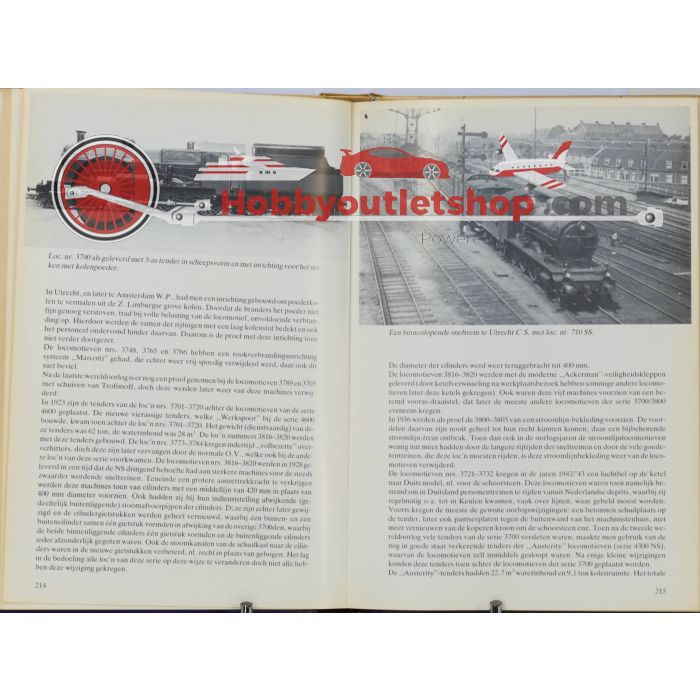 Set 2 boeken: De stoomlocomotieven der Nederlandse tramwegen / Onze nederlandse stoomlocomotieven in woord en beeld - sku: 20221230112517 - Gebruikt - Goede staat - Afbeelding 7