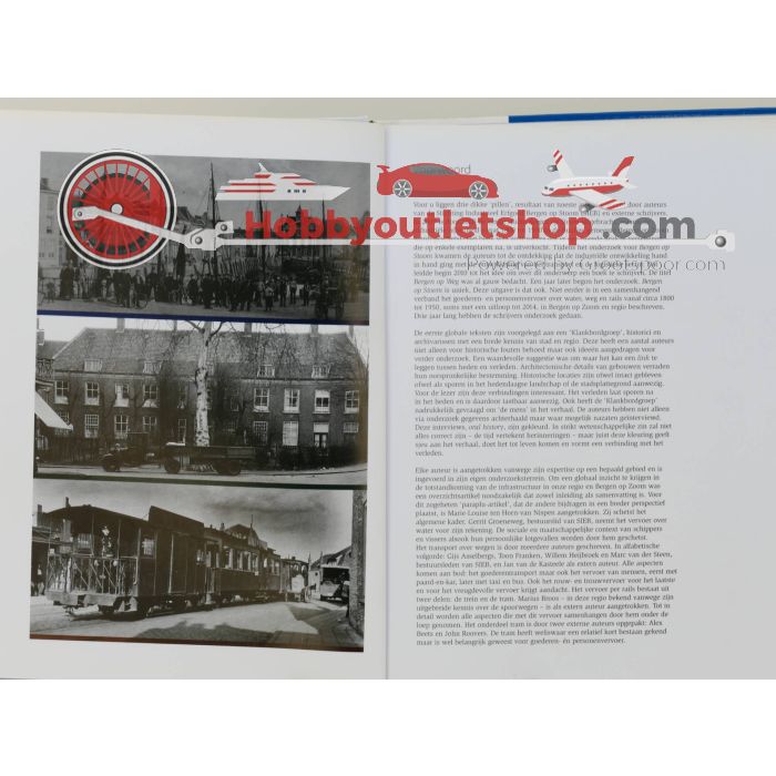 Set 3  boeken: Bergen (op zoom) op weg deel 1, 2 & 3 Water, weg & Rails - sku: 20221230041916 - Gebruikt - Zeer goede staat - Afbeelding 2