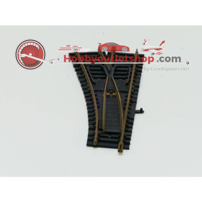 Schaal H0 Fleischmann 6044 set handwissels L+R - Fleischmann 6044 handwissel rechts #2736 - sku: 20230124114044 - Gebruikt - Zeer goede staat - Afbeelding 2