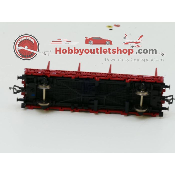 Schaal H0 Fleischmann 5221 rongenwagen - Fleischmann 5569 platte wagen #2737 - sku: 20230124121433 - Gebruikt - Zeer goede staat - Afbeelding 5