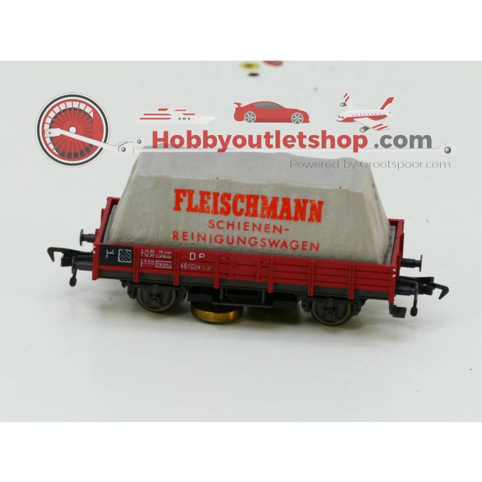 Schaal H0 Fleischmann 5221 rongenwagen - Fleischmann 5569 platte wagen #2737 - sku: 20230124121433 - Gebruikt - Zeer goede staat - Afbeelding 1