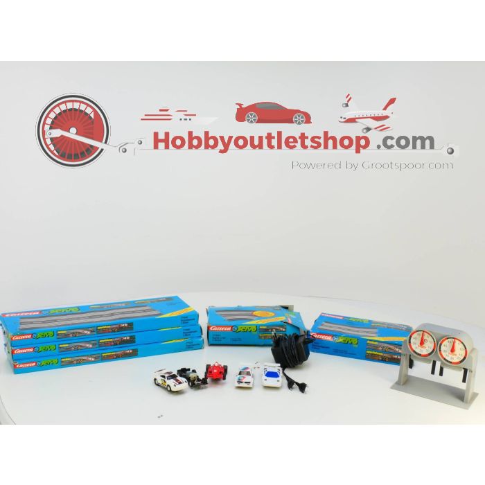 Carrera startset met extra baandelen en mobiele racebaan. #2844