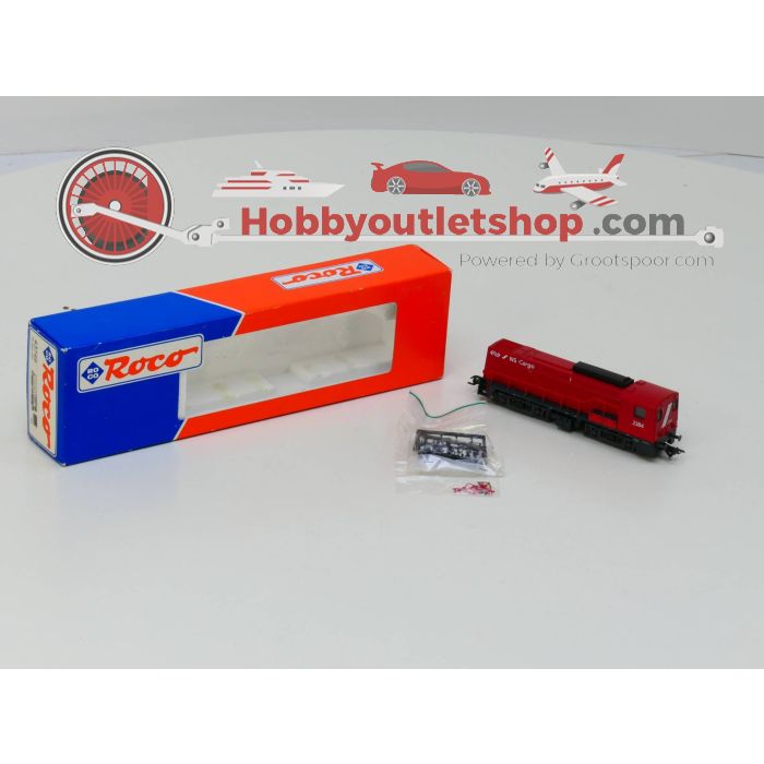 Schaal H0 Roco 43749 Diesellocomotief NS Cargo 2384 vitrine model #2852