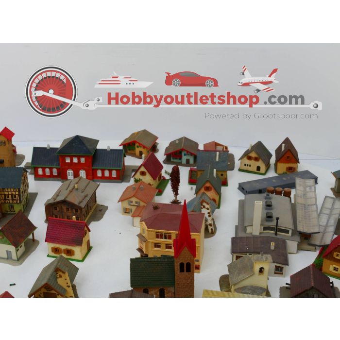 Schaal N 85 stuks assortiment gebouwen #2787 - sku: 20230202011819 - Gebruikt - Goede staat - Afbeelding 10