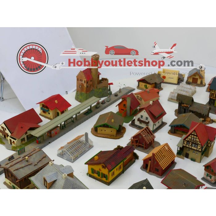 Schaal N 85 stuks assortiment gebouwen #2787 - sku: 20230202011819 - Gebruikt - Goede staat - Afbeelding 11