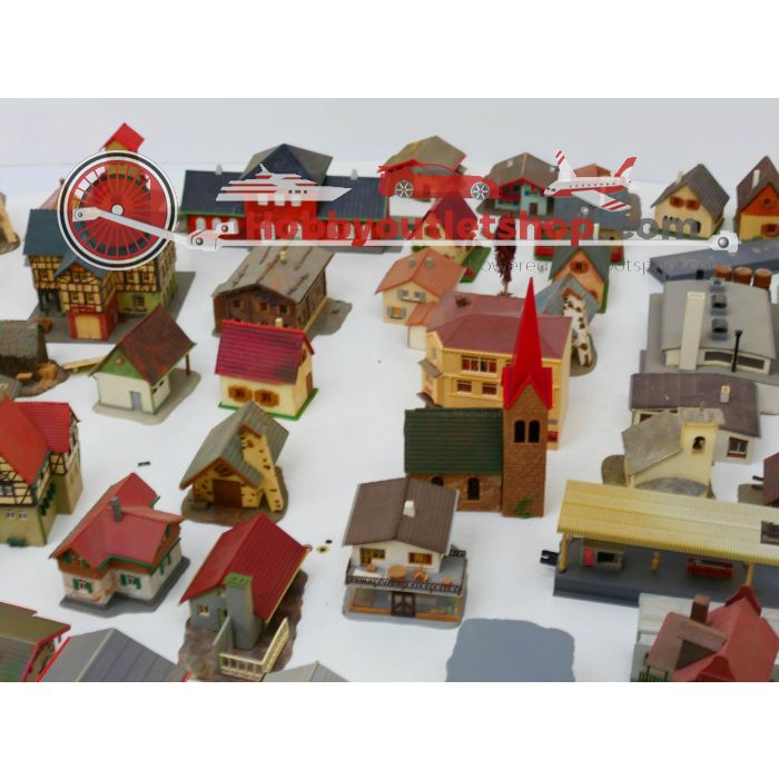 Schaal N 85 stuks assortiment gebouwen #2787 - sku: 20230202011819 - Gebruikt - Goede staat - Afbeelding 12