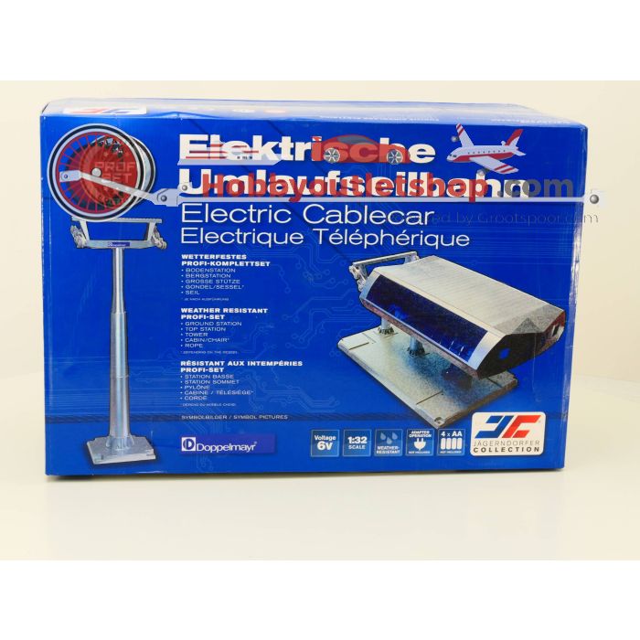 Schaal 1:32 Jagerndorfer 84491 Kabelbaan Profi Zwart/Rood #2899