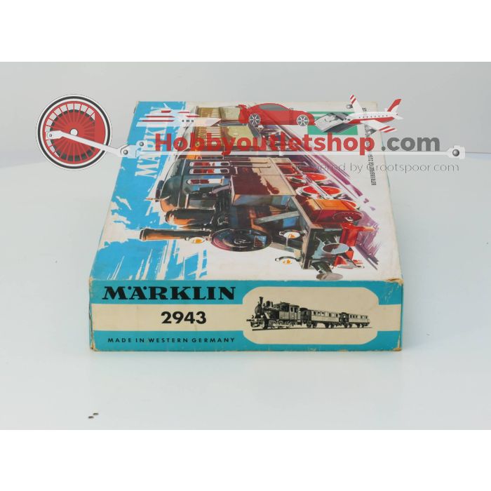 Schaal H0 Märklin Startset met een tenderlocomotief, 2 rijtuigen, een M-rails baan en een transformator #2913 - sku: 20230208020441 - Gebruikt - Zo goed als nieuw - Afbeelding 3