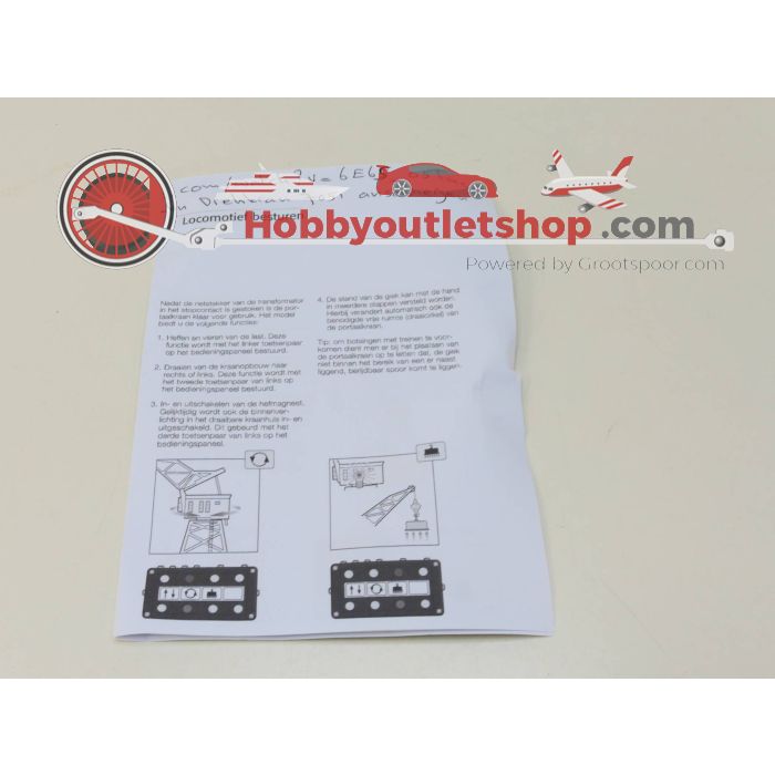 Schaal H0 Märklin 7051 Hijskraan #3016 - sku: 20230209122308 - Gebruikt - Goede staat - Afbeelding 7