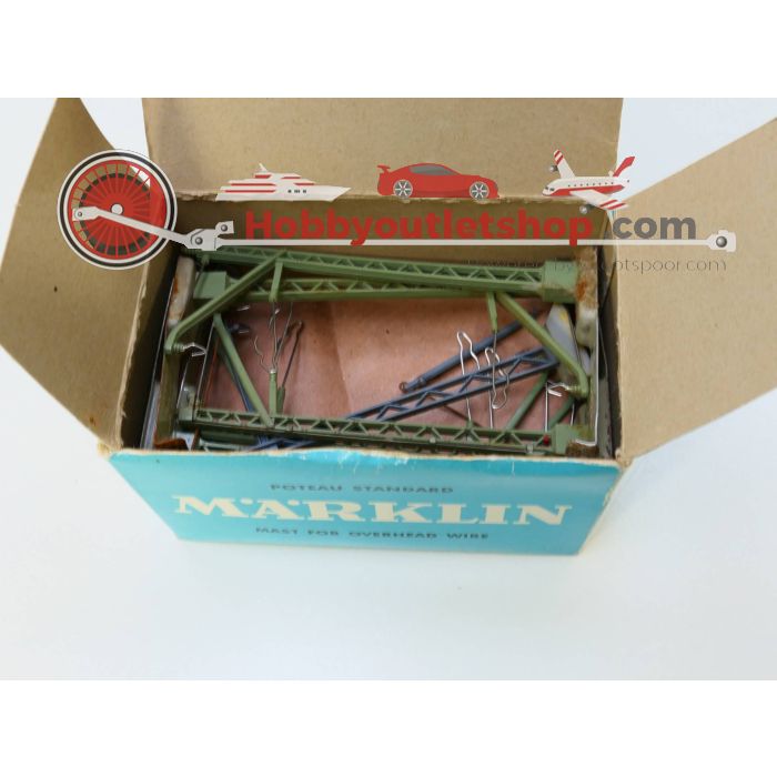 Schaal H0 Set Märklin 7009 bovenleidingmast - Märklin 7012 aansluitmast  #3017 - sku: 20230209010149 - Gebruikt - Zo goed als nieuw - Afbeelding 5