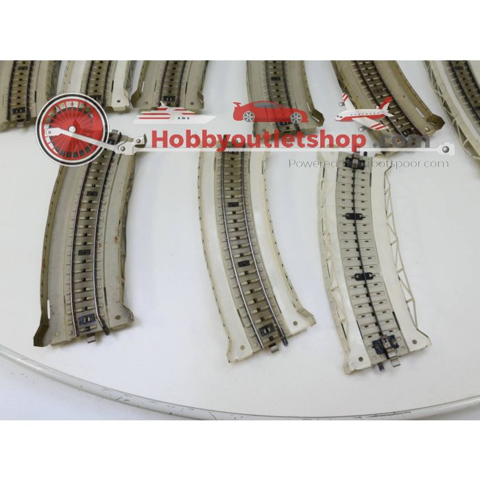 Schaal H0 Set Märklin 7167 gebogen oprit #3020