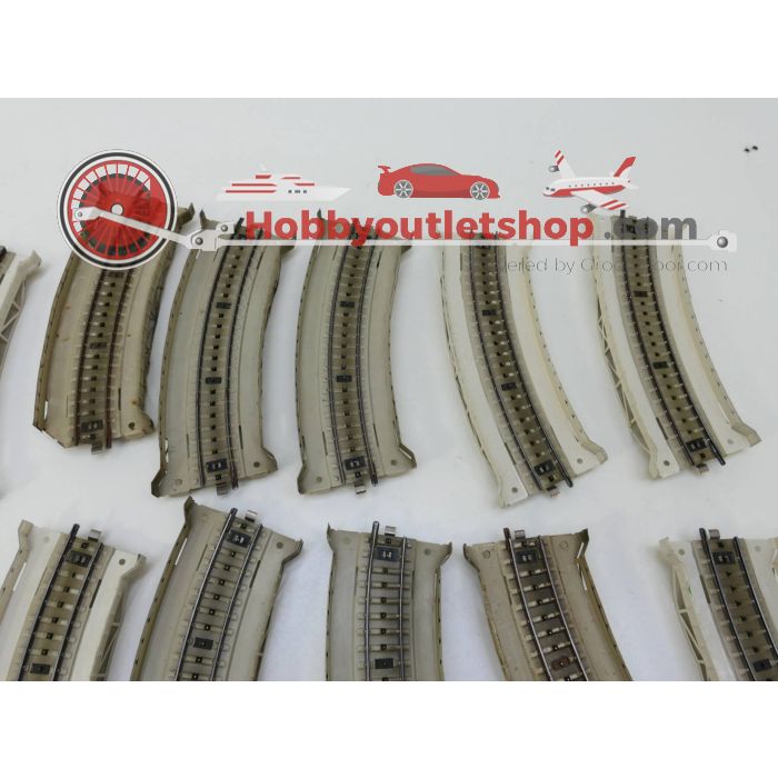 Schaal H0 Set Märklin 7167 gebogen oprit #3020