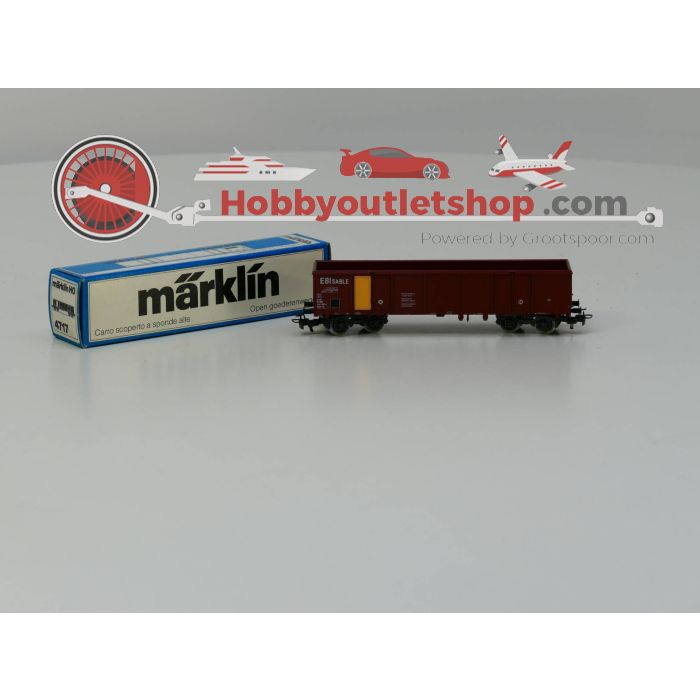 Schaal H0 Märklin 4717 Hogeboordwagen Eanos #2961 - sku: 20230217095654 - Gebraucht - Wie Neu - Bild 2