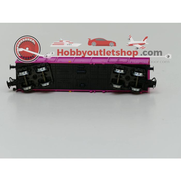 Schaal H0 Märklin 4718 Roze Hogeboordwagen Eanos #2962 - sku: 20230217101442 - Used - Like new - Photo 3
