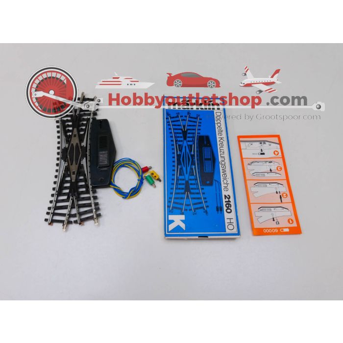 Schaal H0 Märklin 2160 Elektrische kruiswissel #3085 - sku: 20230307094013 - Used - Good condition - Photo 1