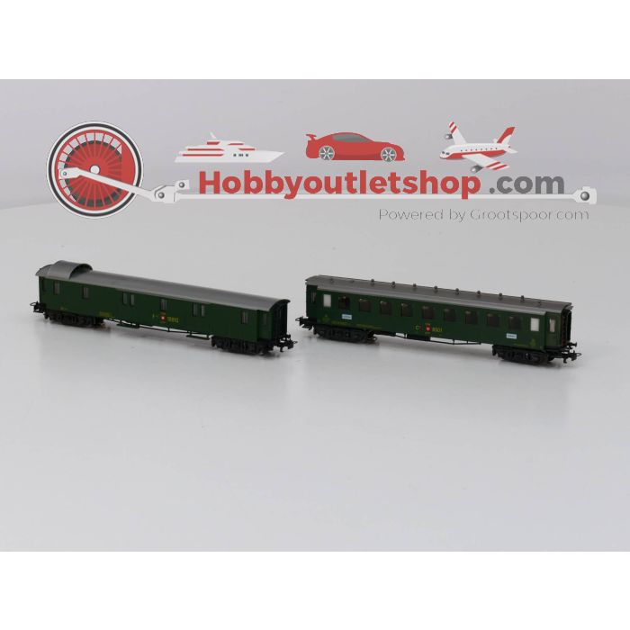 Schaal H0 Märklin 4138 Personenwagen SBB CFF en Märklin 4146 Bagagerijtuig 18810 SBB CFF #3615 - sku: 20230309104228 - Gebruikt - Goede staat - Afbeelding 2
