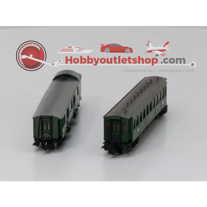 Schaal H0 Märklin 4138 Personenwagen SBB CFF en Märklin 4146 Bagagerijtuig 18810 SBB CFF #3615 - sku: 20230309104228 - Gebruikt - Goede staat - Afbeelding 3