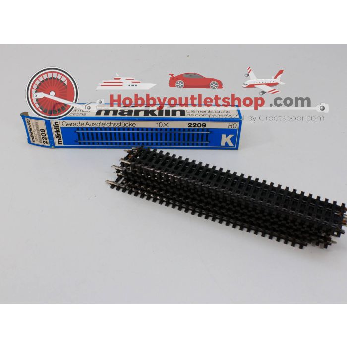 Schaal H0 Märklin 2209 rechte aanvulstukken 10 st. #3113 - sku: 20230315014707 - Gebraucht - Sehr guter Zustand - Bild 4