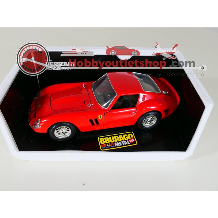 Schaal 1:18 Bburago 3011 Ferrari 250 GTO 1962 #3122 - sku: 20230316115403 - Gebruikt - Zeer goede staat - Afbeelding 4