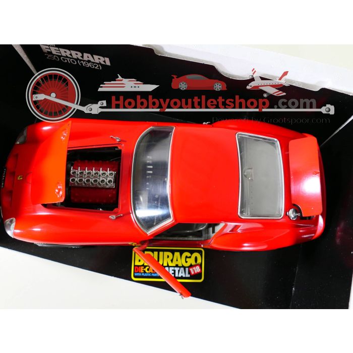 Schaal 1:18 Bburago 3011 Ferrari 250 GTO 1962 #3122 - sku: 20230316115403 - Gebruikt - Zeer goede staat - Afbeelding 1