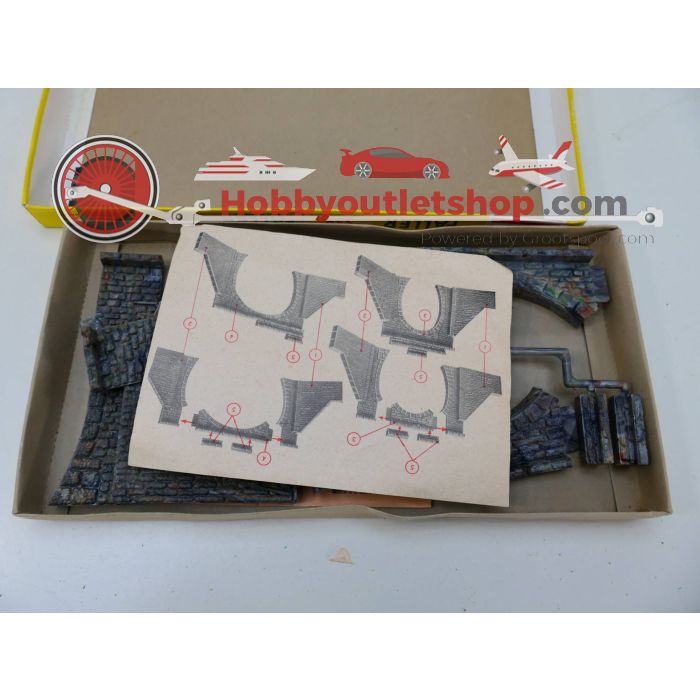 Schaal H0 Set Faller 557 Tunnelportaal  3 st. - Faller 559 tunnelportaalset #3139 - sku: 20230322101522 - Gebruikt - Goede staat - Afbeelding 3