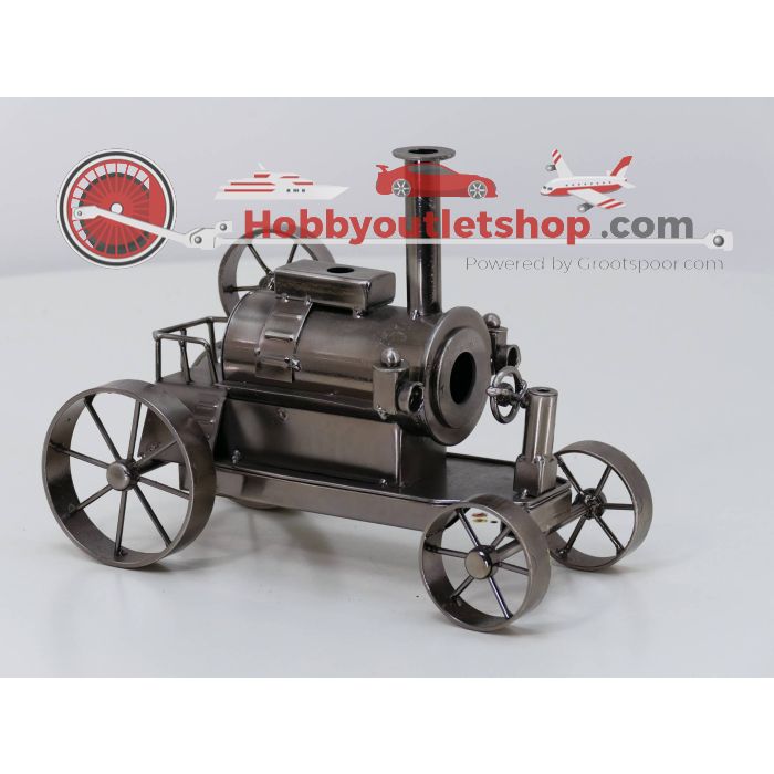 Metalen stoomwals met veel details. Lengte 26 cm. breedte 12 cm. en hoogte 23 cm #3708