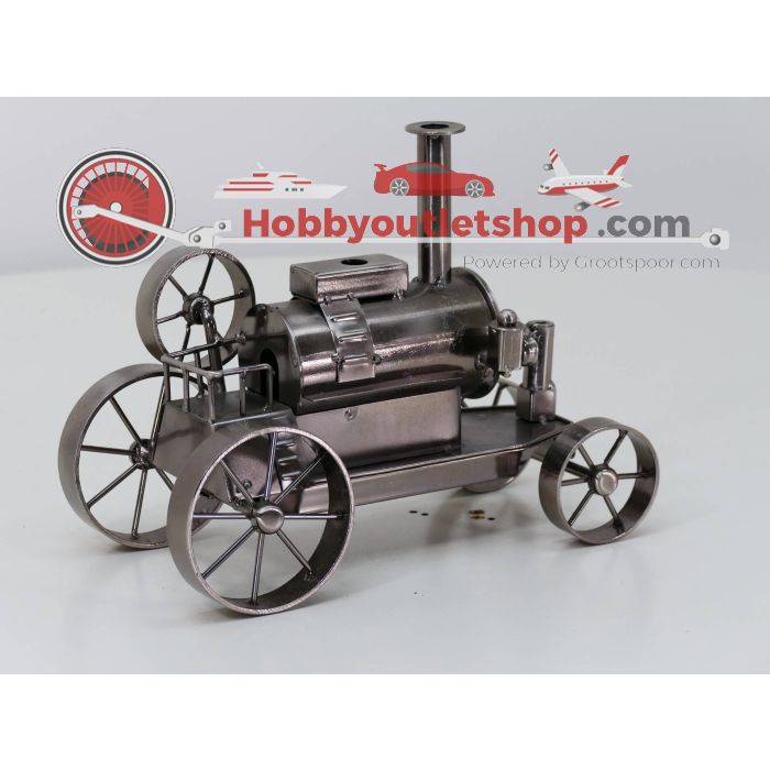 Metalen stoomwals met veel details. Lengte 26 cm. breedte 12 cm. en hoogte 23 cm #3708