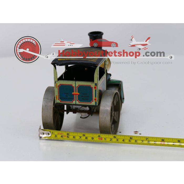 Vintage KOVAB Steam Roller Tin Toy. Lengte 20 cm. Breedte 12 cm en hoogte 13 cm #3711
