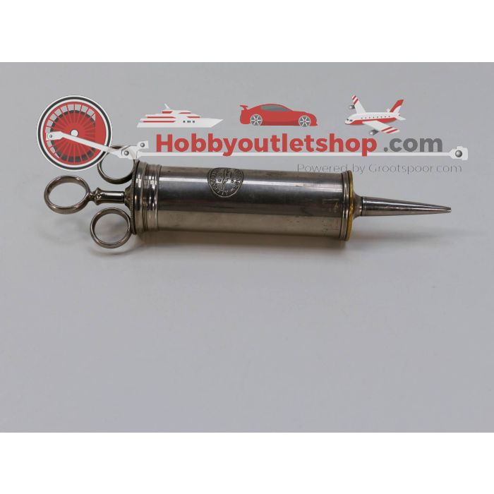 Antique ALLEN & HANBURYS, LONDON surgeon's medical syringe, est. 1715 #3718
