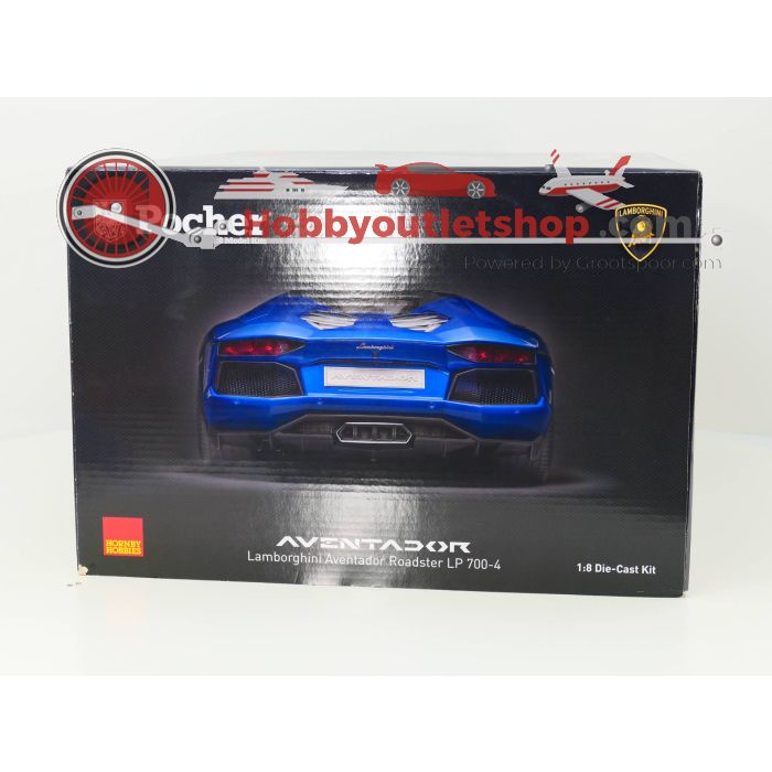 Schaal 1:8 Pocher Lamborghini Aventador Roadster LP-700-4 HK103 Blauw #P59