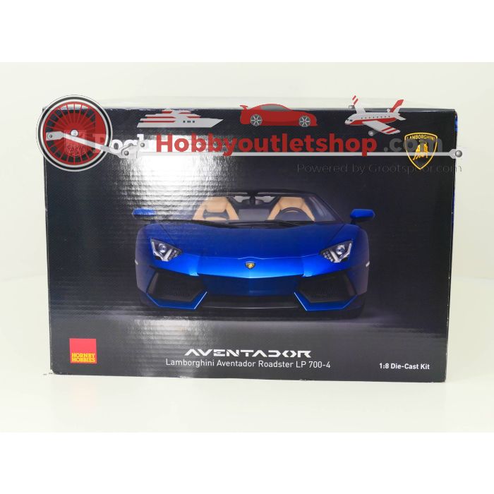 Schaal 1:8 Pocher Lamborghini Aventador Roadster LP-700-4 HK103 Blauw #P59