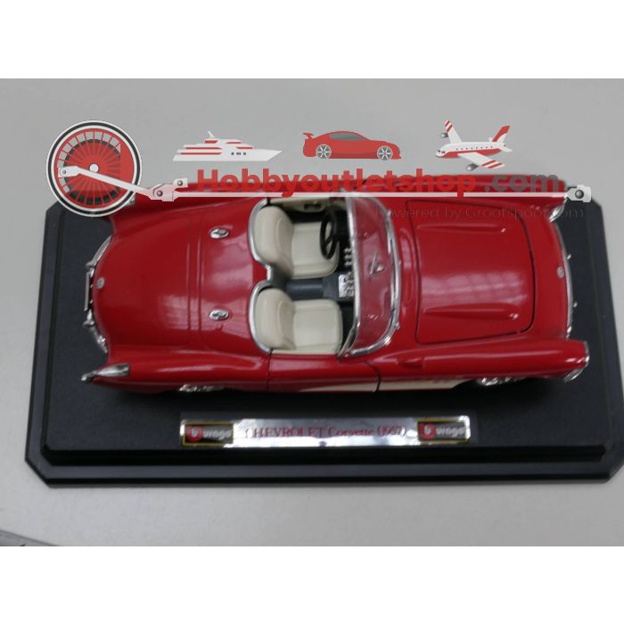 Schaal 1:24 Bburago 0524 Chevrolette Corvette 1957 #3153