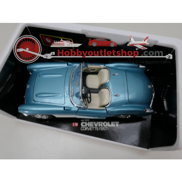 Schaal 1:18 Bburago 3024 Chevrolet corvette 1957 #3158 - sku: 20230412093437 - Used - Very good condition - Photo 6